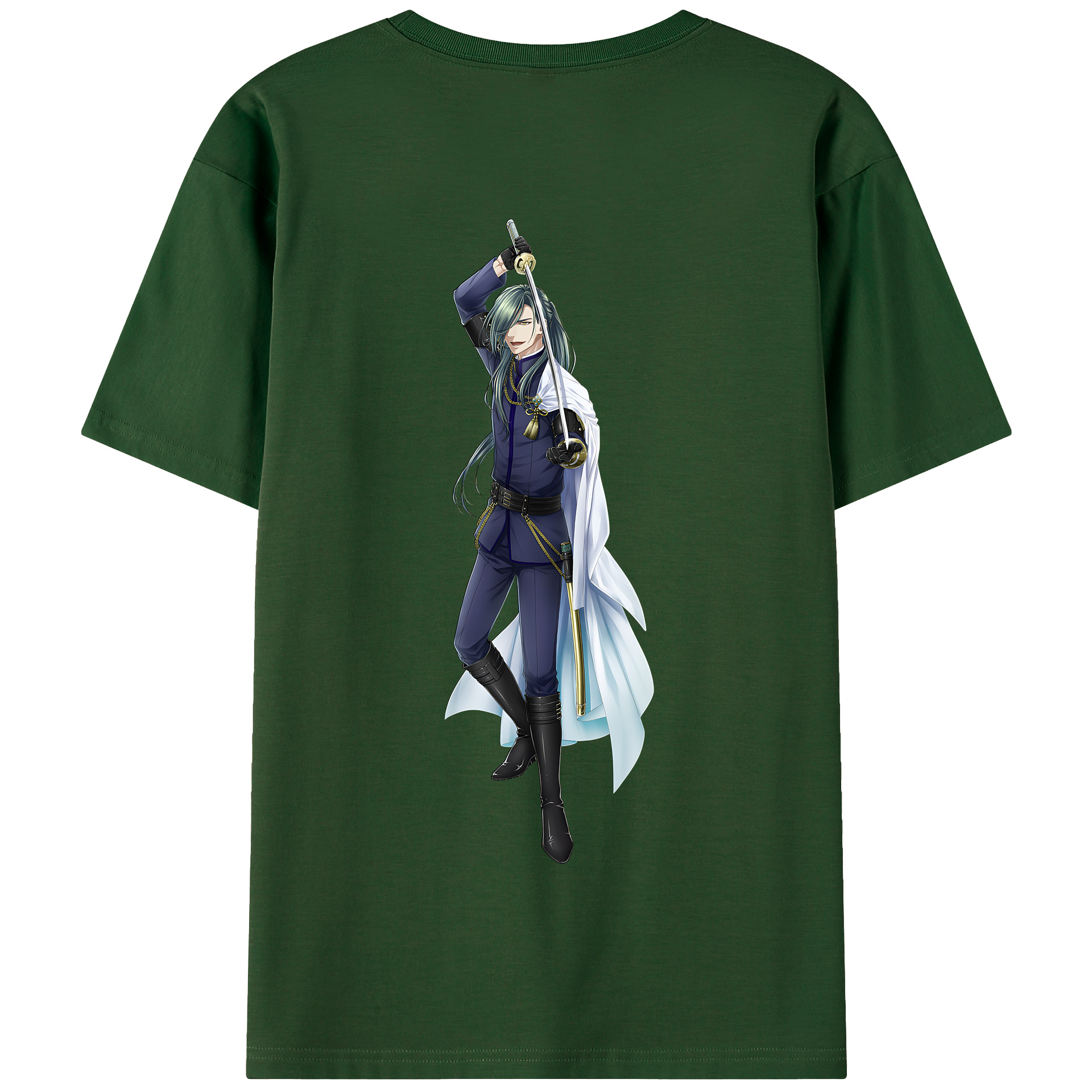 （画像用） 刀剣乱舞 Touken Ranbu 綿100％半袖Tシャツ（背面プリント）